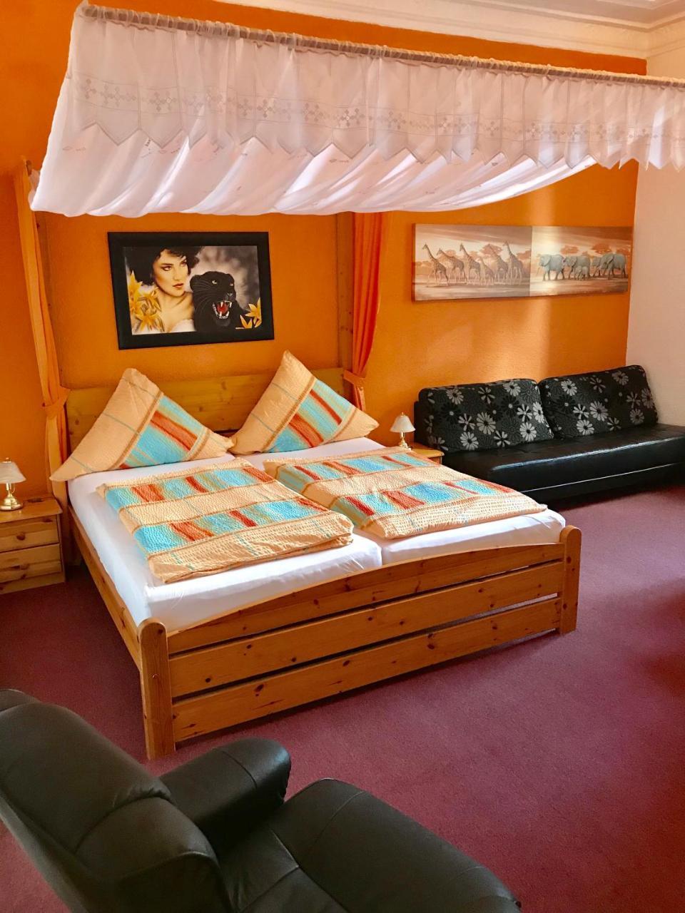 Hotel Pension Holzhausen Quedlinburg Esterno foto